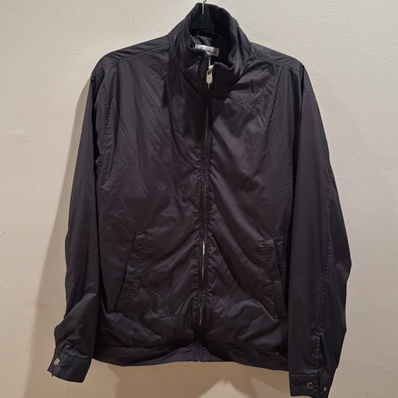 Peter Millar Black Zip Jacket with Stand Collar Small - Picture 2 of 9